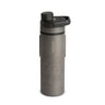 Grayl UltraPress Titanium Purifier Bottle on a neutral background.