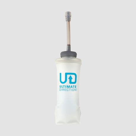 The Ultimate Direction Body Bottle 500 S on a neutral background.